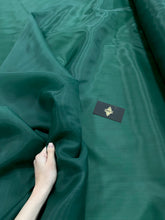 Organza Sidefata Verde Smarald -  3 m Latime